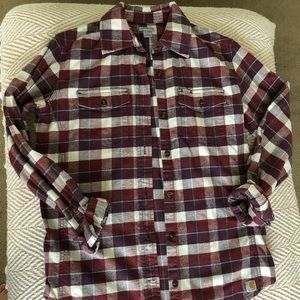 Flannel button down shirt